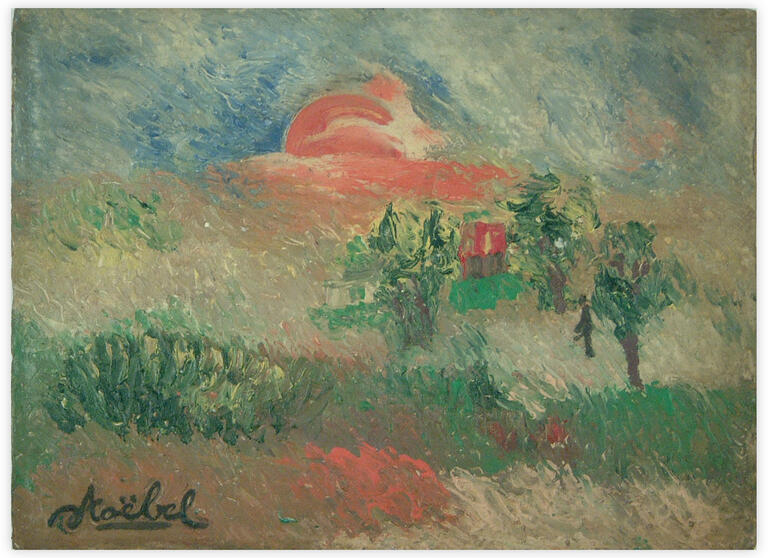 Catalogue raisonné, Edgar Stoëbel, landscape — 