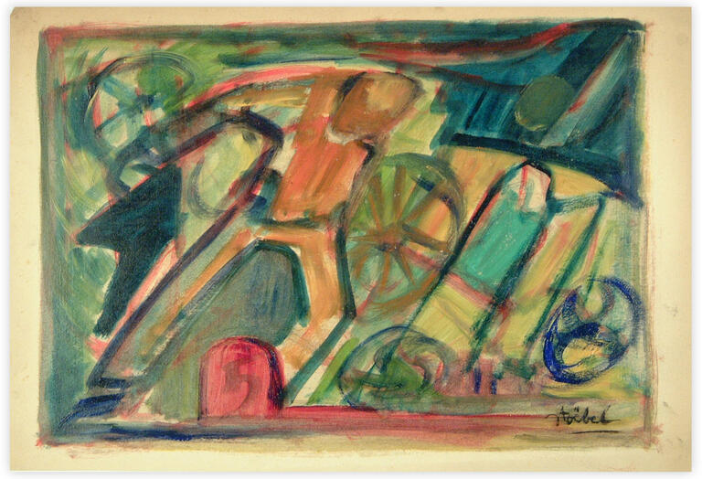 Catalogue raisonné, Edgar Stoëbel, abstract — 