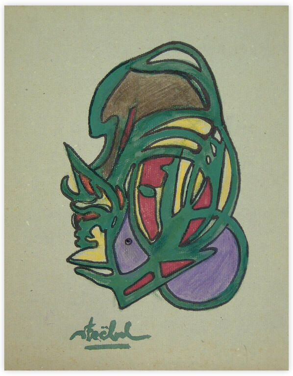 Catalogue raisonné, Edgar Stoëbel, abstract — 