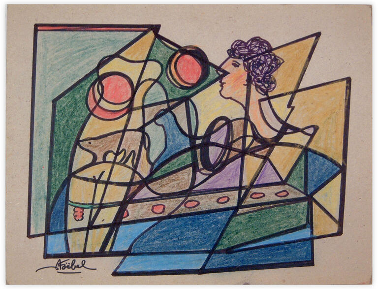 Catalogue raisonné, Edgar Stoëbel, abstract — 