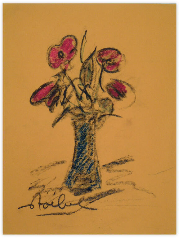 Catalogue raisonné, Edgar Stoëbel, nature morte - "vase aux fleurs" — 
