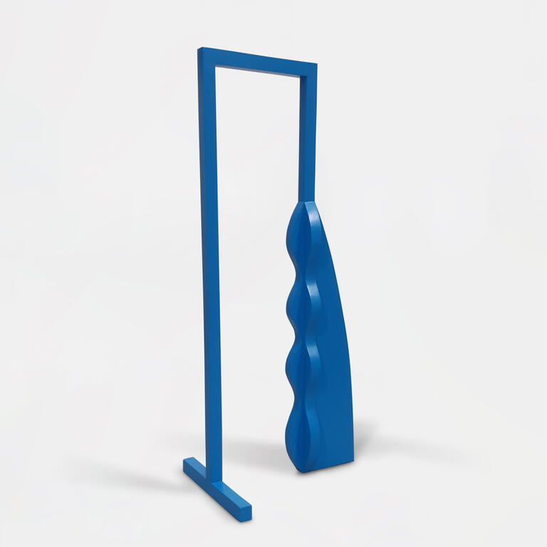 Catalogue raisonné, Jean-Paul Thaéron, Sculpture bleu - 1998