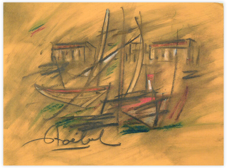 Catalogue raisonné, Edgar Stoëbel, port - "marine" — 