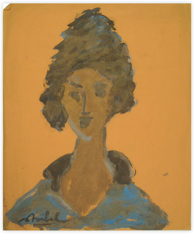 Catalogue raisonné, Edgar Stoëbel, portrait de femme — 