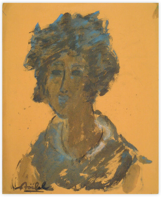 Catalogue raisonné, Edgar Stoëbel, portrait de femme — 