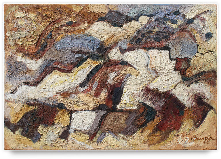 Catalogue raisonné, Henri Baviera, Paysage solaire II — 1962