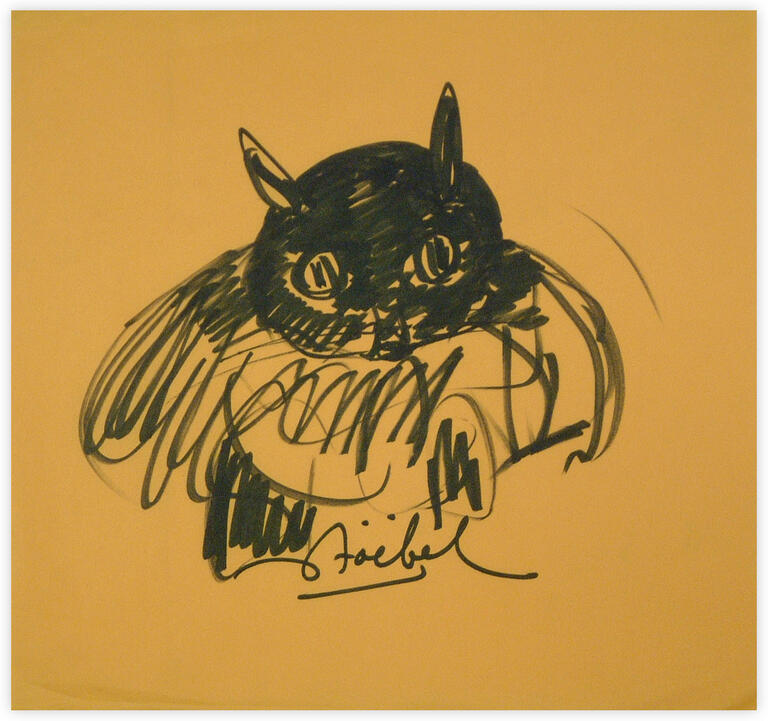 Catalogue raisonné, Edgar Stoëbel, chouette — 