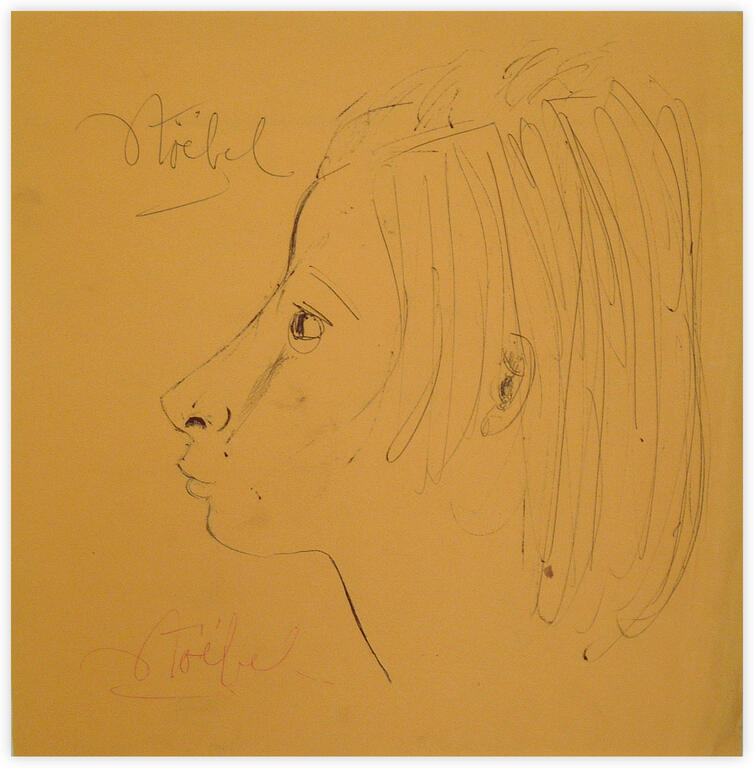 Catalogue raisonné, Edgar Stoëbel, portrait de femme — 