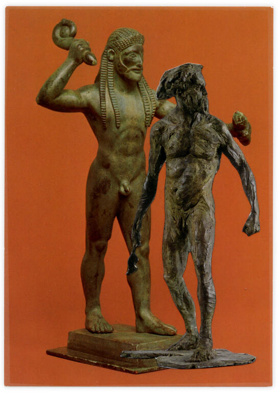 Catalogue raisonné, Henri Foucault, Double jeu, Bronzestatuette des Blitzschleudernden Zeus - 2022