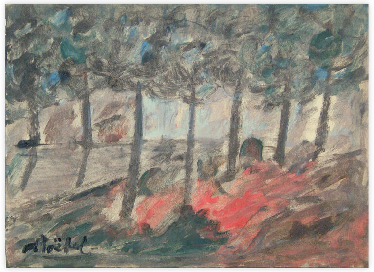 Catalogue raisonné, Edgar Stoëbel, landscape — 