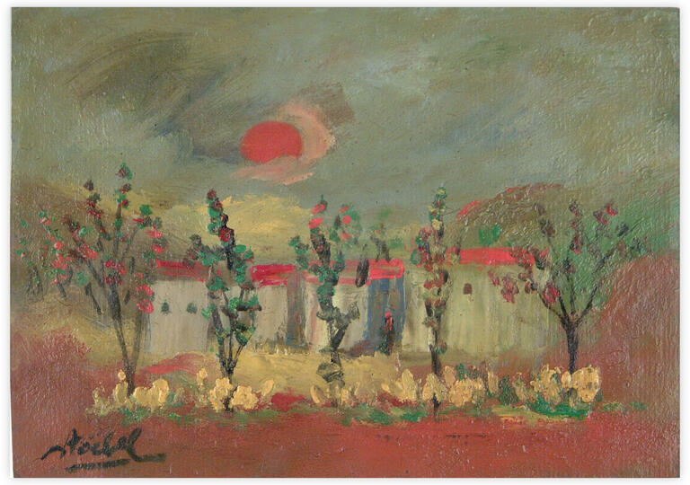 Catalogue raisonné, Edgar Stoëbel, landscape — 