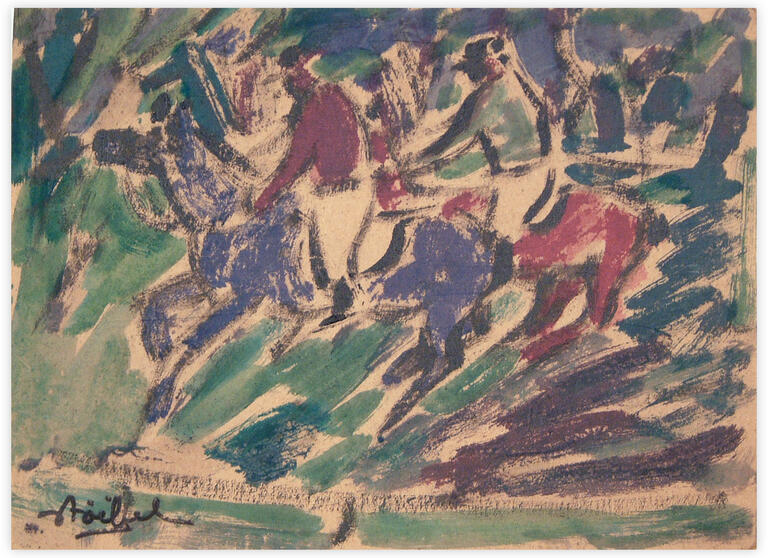 Catalogue raisonné, Edgar Stoëbel, hippique — 