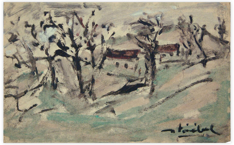 Catalogue raisonné, Edgar Stoëbel, landscape — 