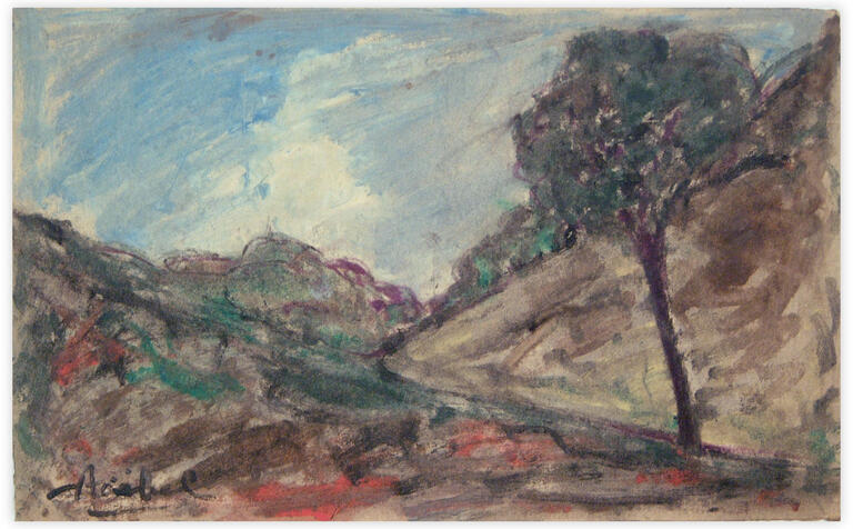 Catalogue raisonné, Edgar Stoëbel, landscape — 