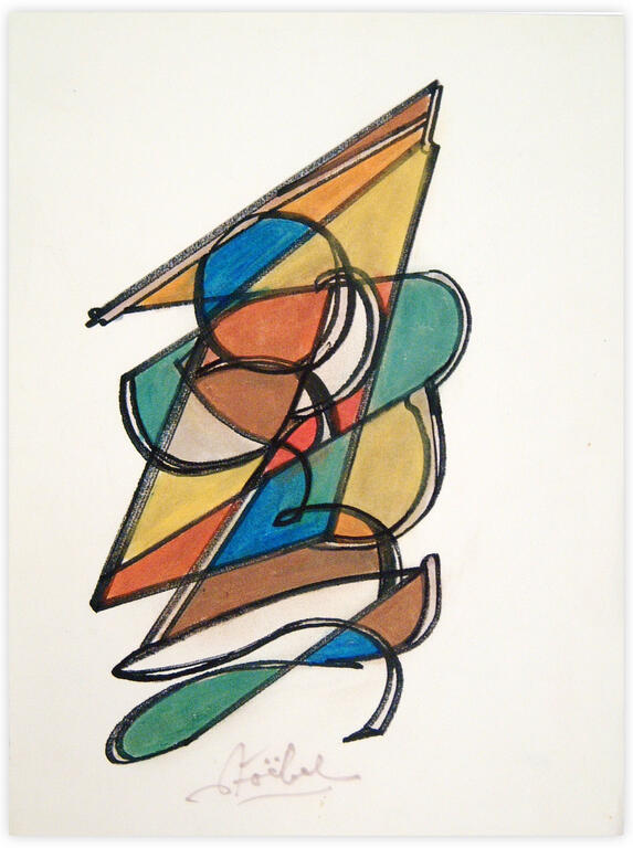 Catalogue raisonné, Edgar Stoëbel, abstract — 