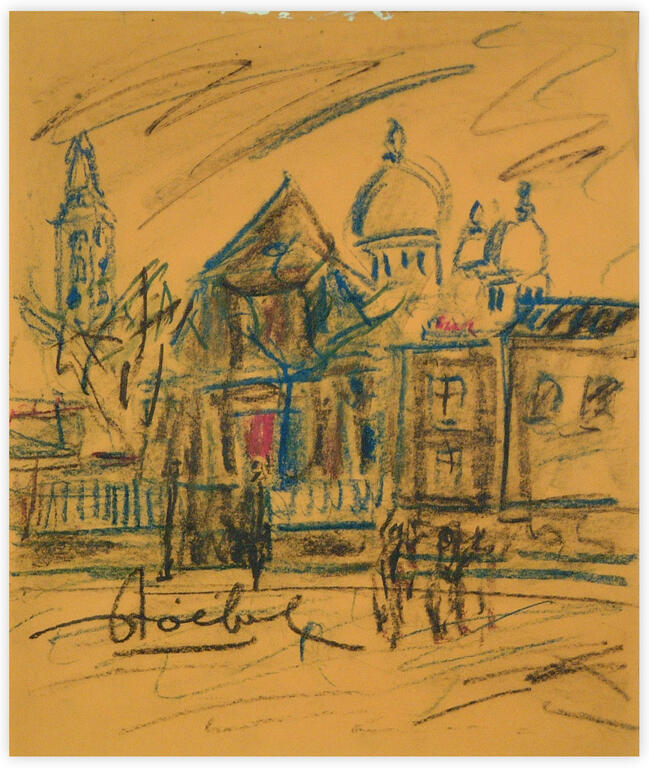 Catalogue raisonné, Edgar Stoëbel, landscape - sacré cœur — 