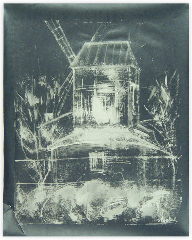 Catalogue raisonné, Edgar Stoëbel, repro / négatif - moulin — 