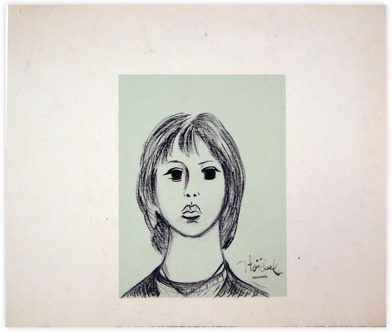 Catalogue raisonné, Edgar Stoëbel, (femme) portrait — 