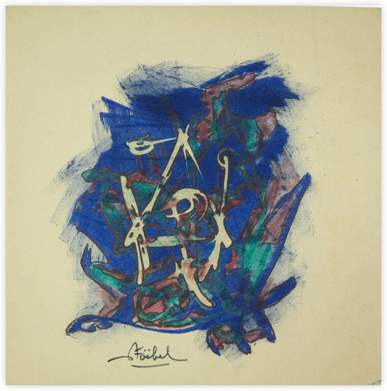 Catalogue raisonné, Edgar Stoëbel, abstract — 