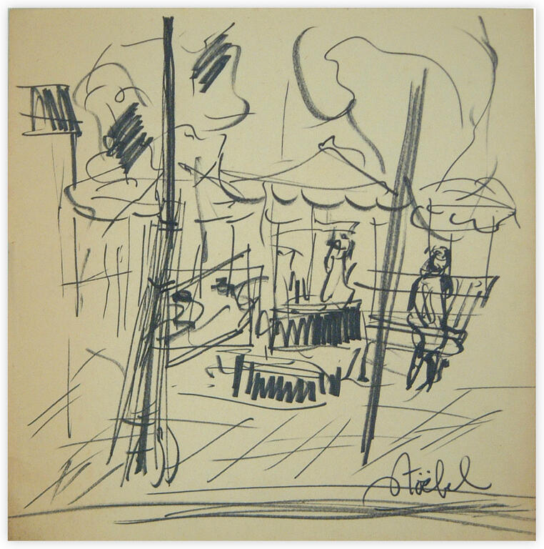 Catalogue raisonné, Edgar Stoëbel, au manège — 