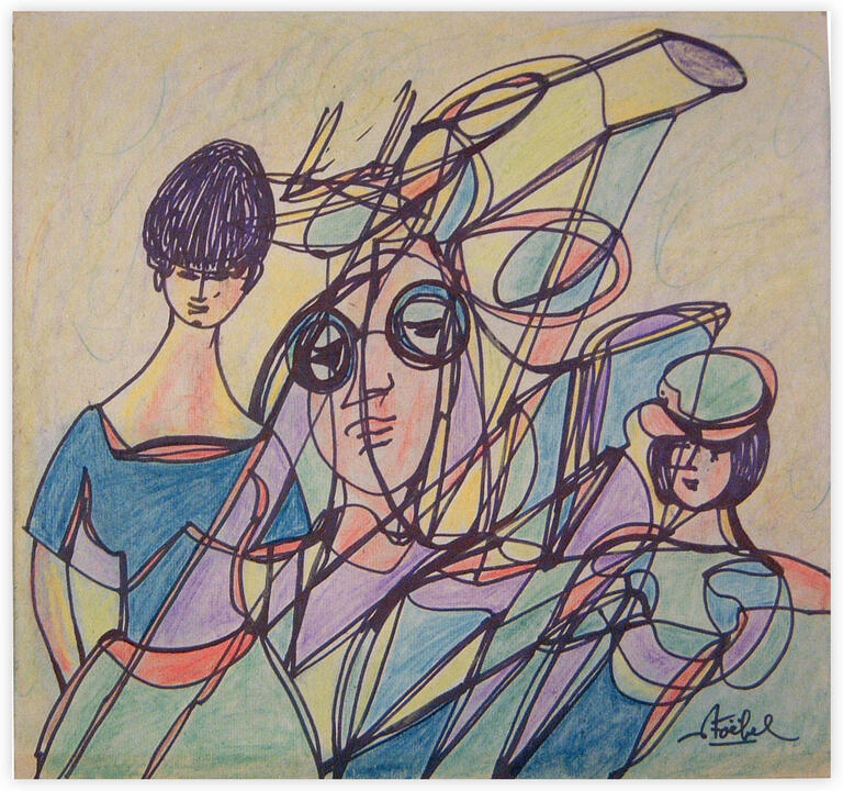 Catalogue raisonné, Edgar Stoëbel, 3 femmes — 