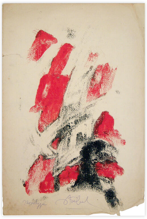 Catalogue raisonné, Edgar Stoëbel, monotype (impression par…) - abstract — 