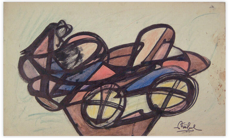 Catalogue raisonné, Edgar Stoëbel, abstract - l'auto — 