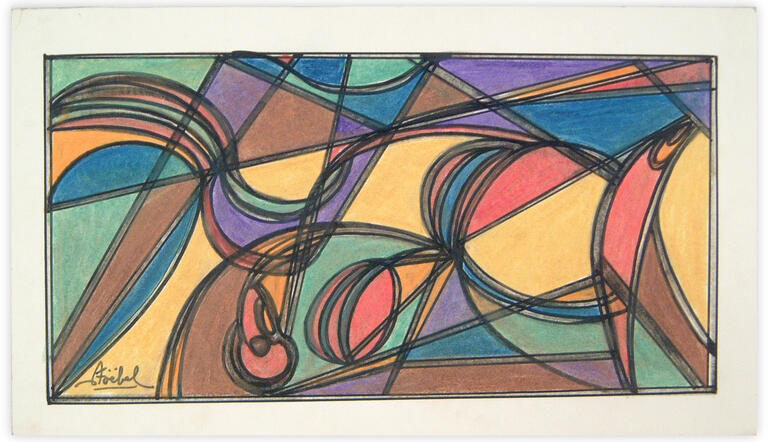 Catalogue raisonné, Edgar Stoëbel, abstract — 