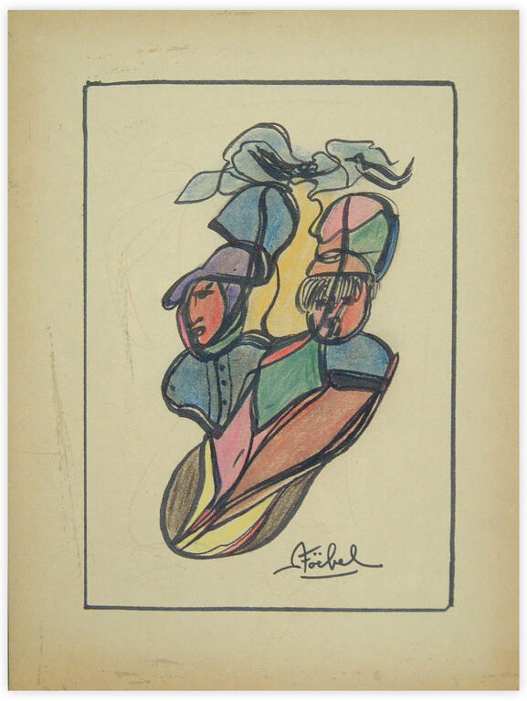 Catalogue raisonné, Edgar Stoëbel, 2 personnages — 