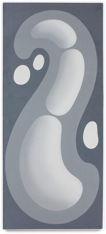 Henri Baviera, Variation d'une forme en gris — 1970