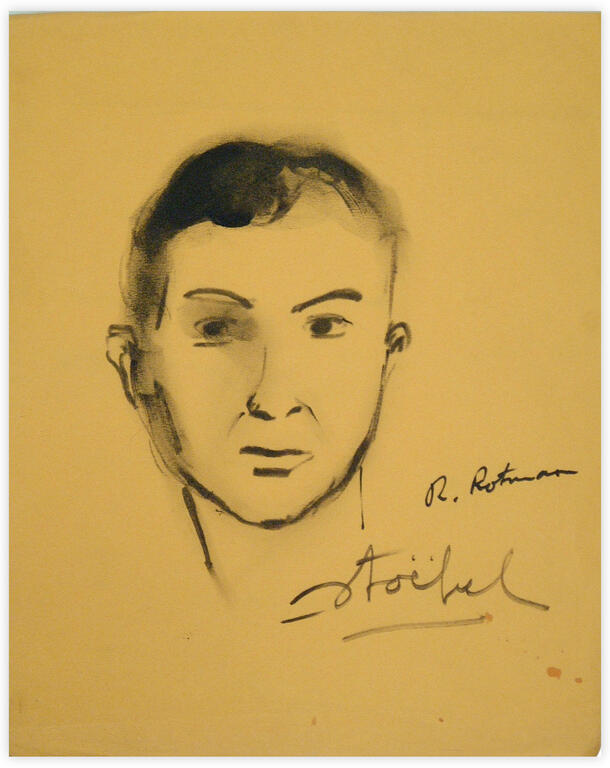 Catalogue raisonné, Edgar Stoëbel, R. Rotman - portrait — 