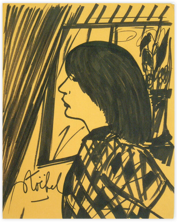 Catalogue raisonné, Edgar Stoëbel, portrait de femme — 