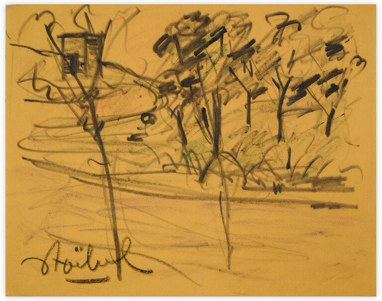 Catalogue raisonné, Edgar Stoëbel, landscape — 