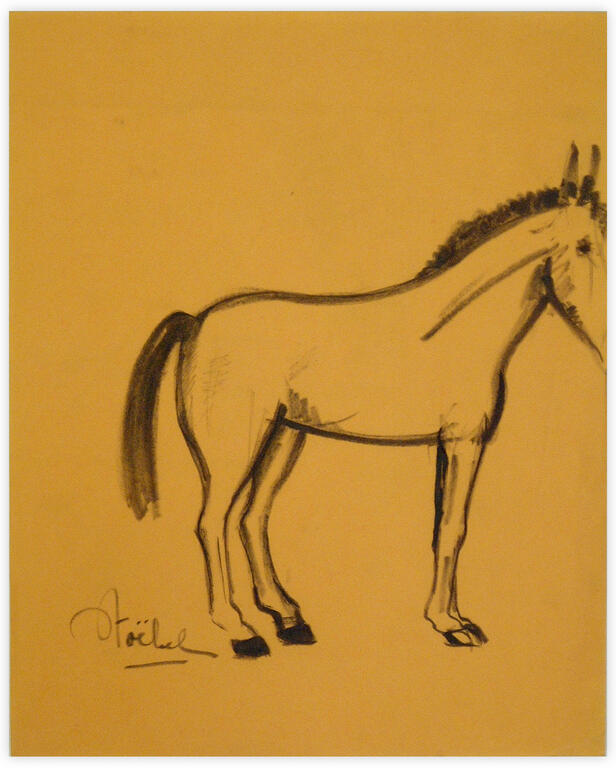 Catalogue raisonné, Edgar Stoëbel, âne — 