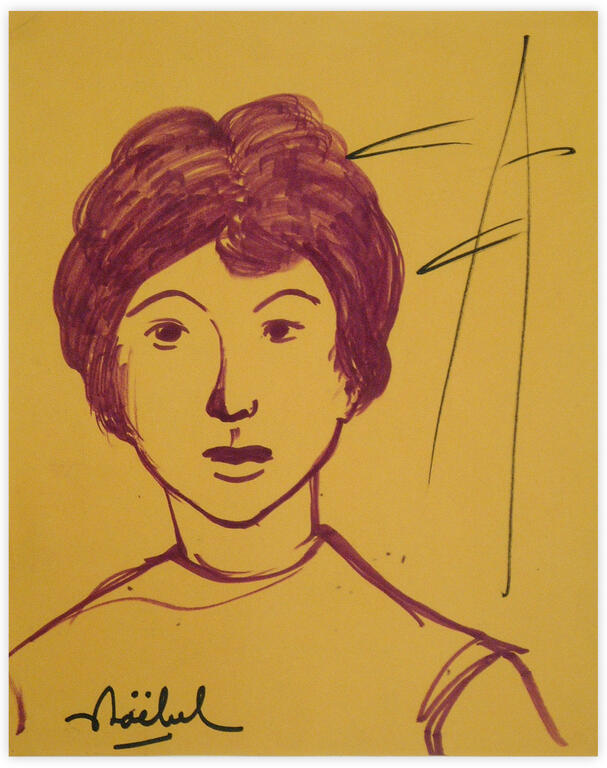 Catalogue raisonné, Edgar Stoëbel, portrait de femme — 