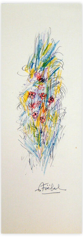 Catalogue raisonné, Edgar Stoëbel, compo florale — 