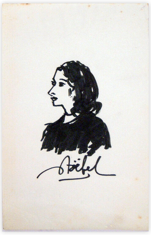Catalogue raisonné, Edgar Stoëbel, portrait de femme — 