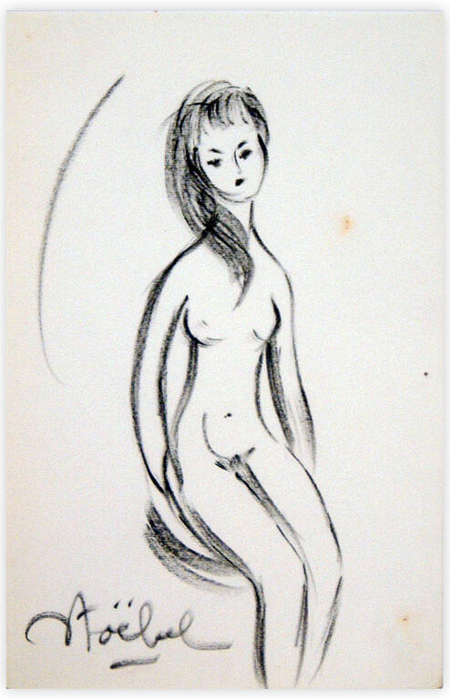 Catalogue raisonné, Edgar Stoëbel, femme nue — 