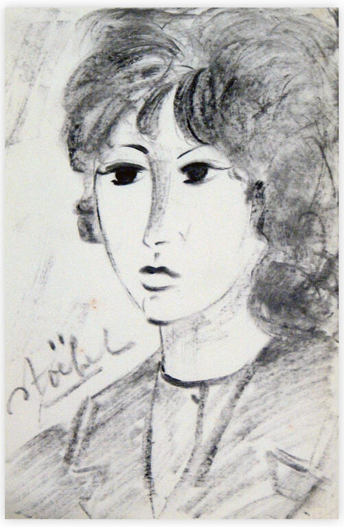 Catalogue raisonné, Edgar Stoëbel, portrait de femme — 