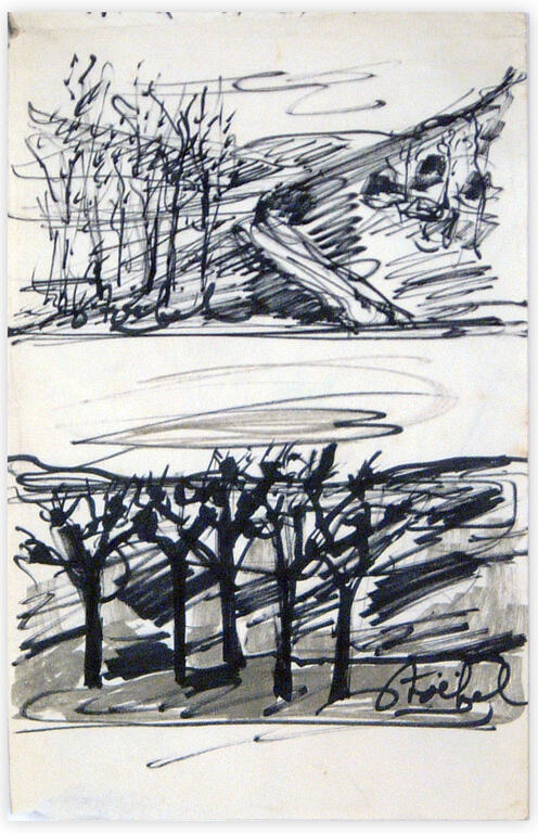 Catalogue raisonné, Edgar Stoëbel, landscape — 