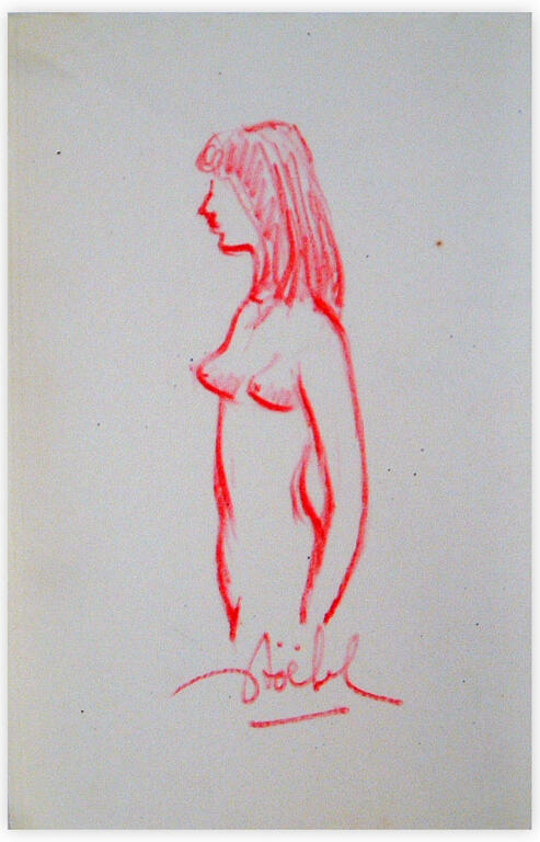 Catalogue raisonné, Edgar Stoëbel, femme nue — 