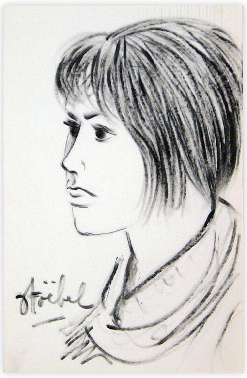 Catalogue raisonné, Edgar Stoëbel, portrait de femme — 