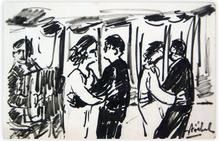 Catalogue raisonné, Edgar Stoëbel, la guinguette — 