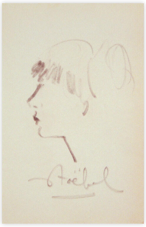 Catalogue raisonné, Edgar Stoëbel, profil de femme — 