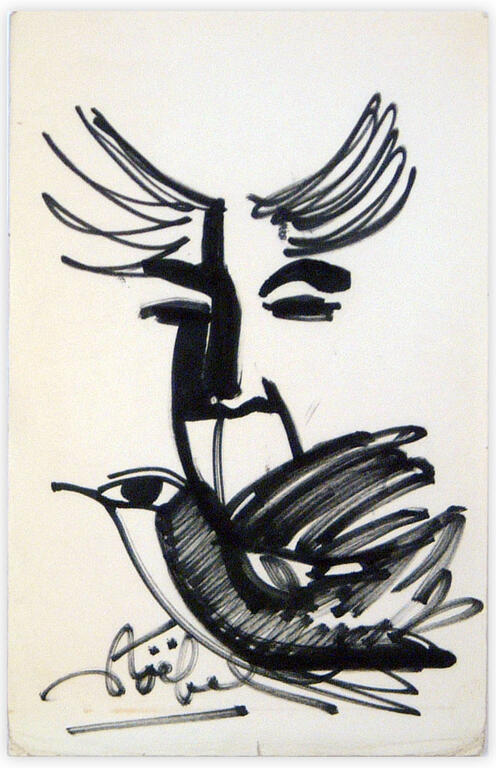 Catalogue raisonné, Edgar Stoëbel, l'homme et l'oiseau — 