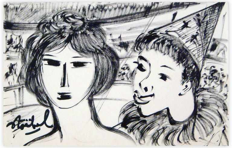 Catalogue raisonné, Edgar Stoëbel, scène de cirque — 