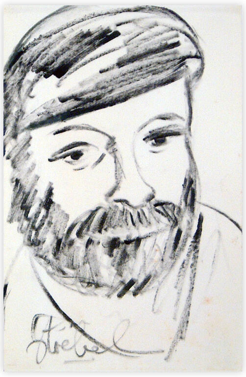 Catalogue raisonné, Edgar Stoëbel, portrait d'homme — 