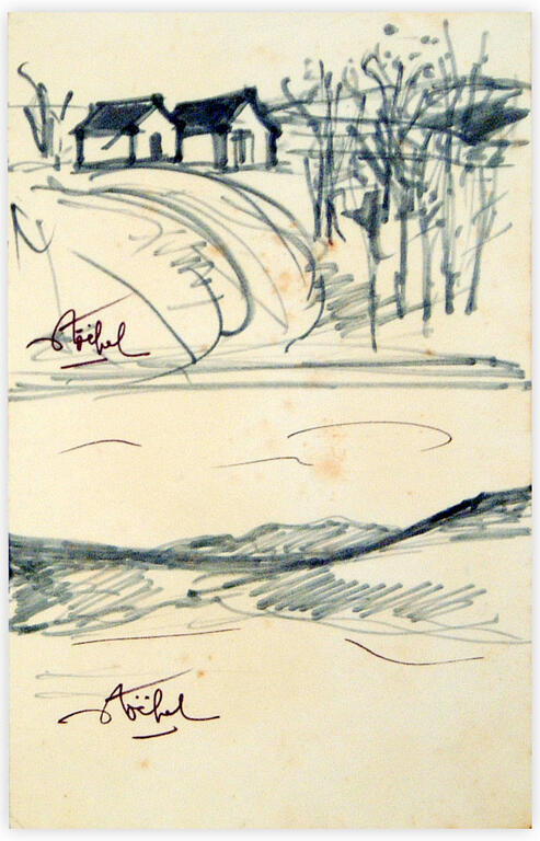 Catalogue raisonné, Edgar Stoëbel, landscape — 