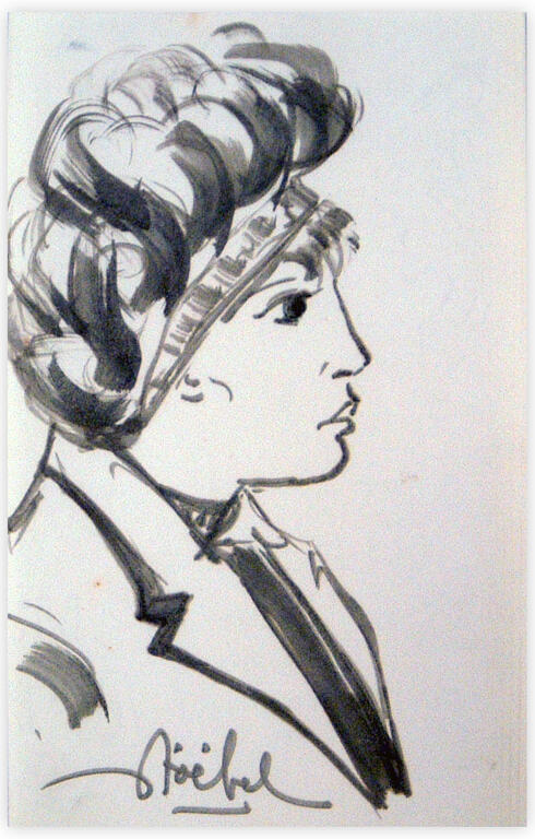 Catalogue raisonné, Edgar Stoëbel, portrait de femme — 