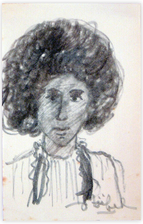 Catalogue raisonné, Edgar Stoëbel, portrait de femme — 